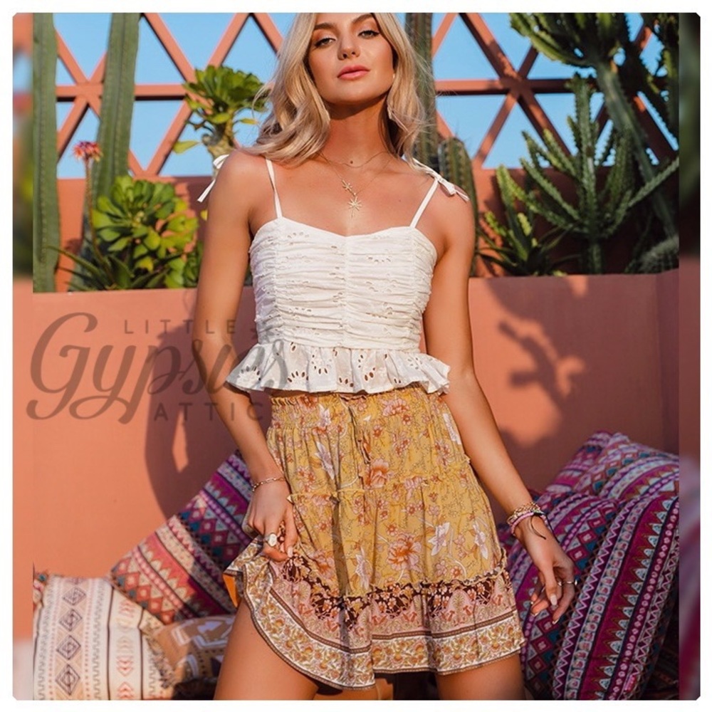 Little Gypsie's Favorite Summer Mini Skirt - Picture 6 of 11